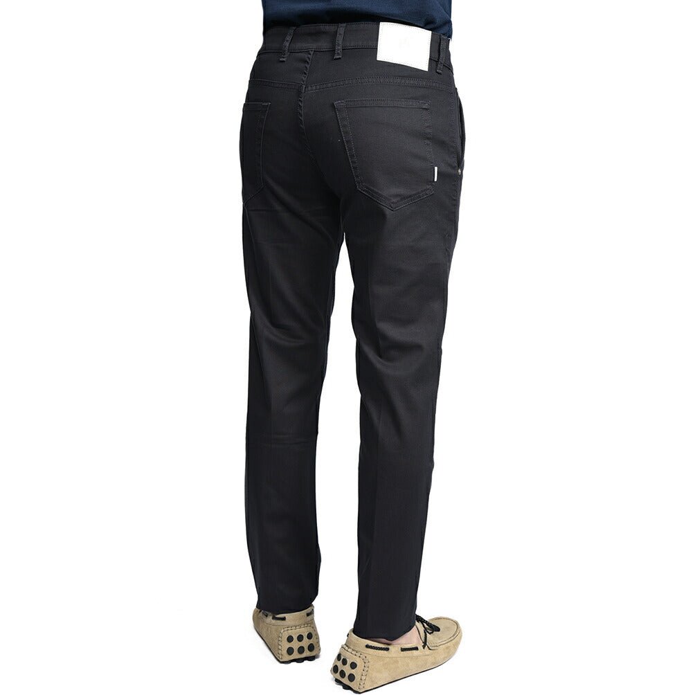 PT TORINO DENIM "INDIE" リヨセル混コットンチノ ストレッチテーパードパンツ ネイビー 32 | GUARDAROBA MILANO OFFICIAL STORE