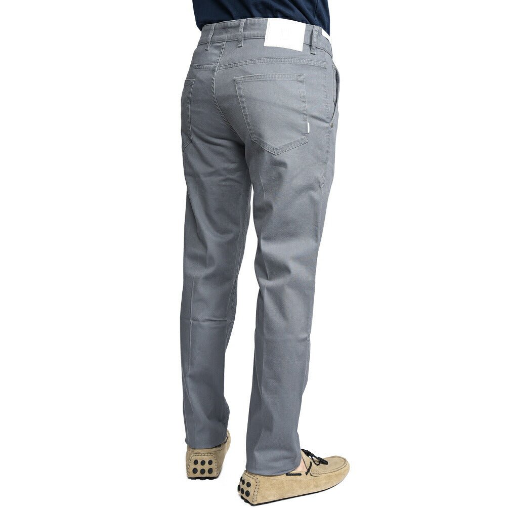 PT TORINO DENIM "INDIE" リヨセル混コットンチノ ストレッチテーパードパンツ グレー 33 | GUARDAROBA MILANO OFFICIAL STORE