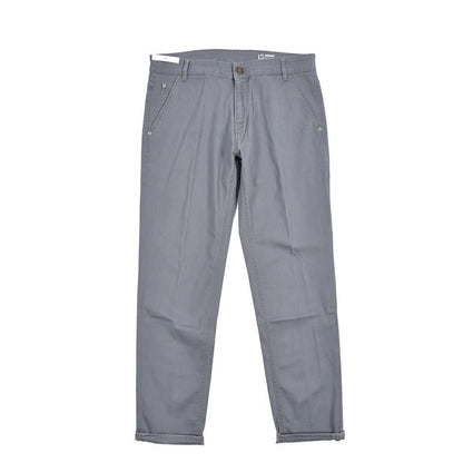 PT TORINO DENIM "INDIE" リヨセル混コットンチノ ストレッチテーパードパンツ グレー 33 | GUARDAROBA MILANO OFFICIAL STORE