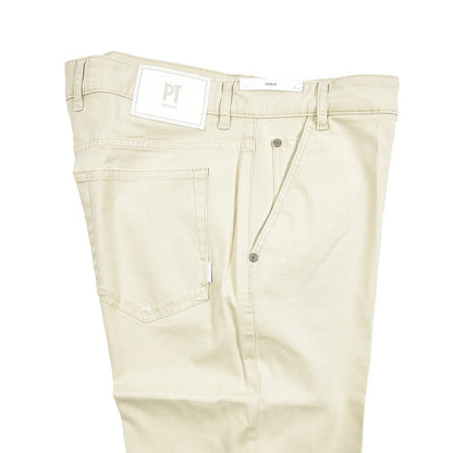 PT TORINO DENIM "INDIE" リヨセル混コットンチノ ストレッチテーパードパンツ ライトベージュ 36 | GUARDAROBA MILANO OFFICIAL STORE