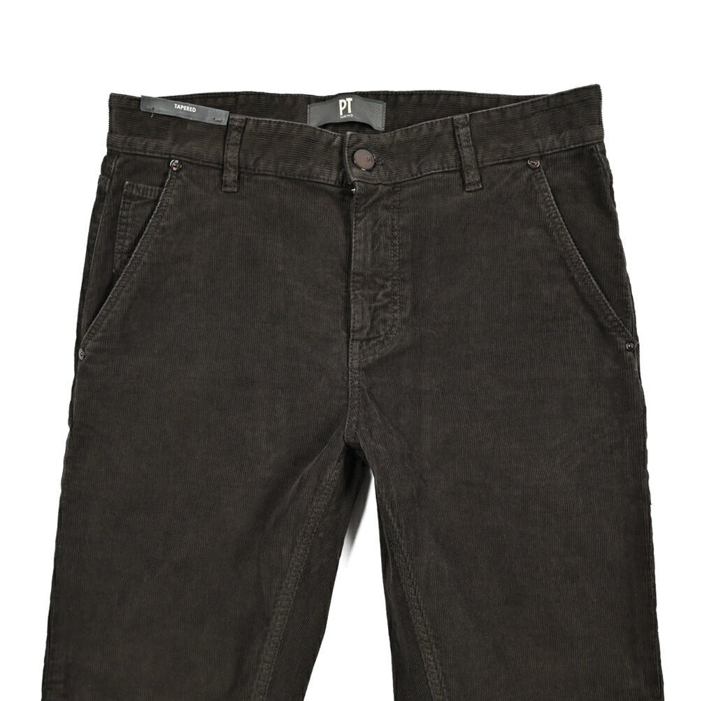 PT TORINO DENIM "INDIE" 細畝コーデュロイ 5ポケットテーパードパンツ｜437398-30｜GUARDAROBA MILANO OFFICIAL STORE