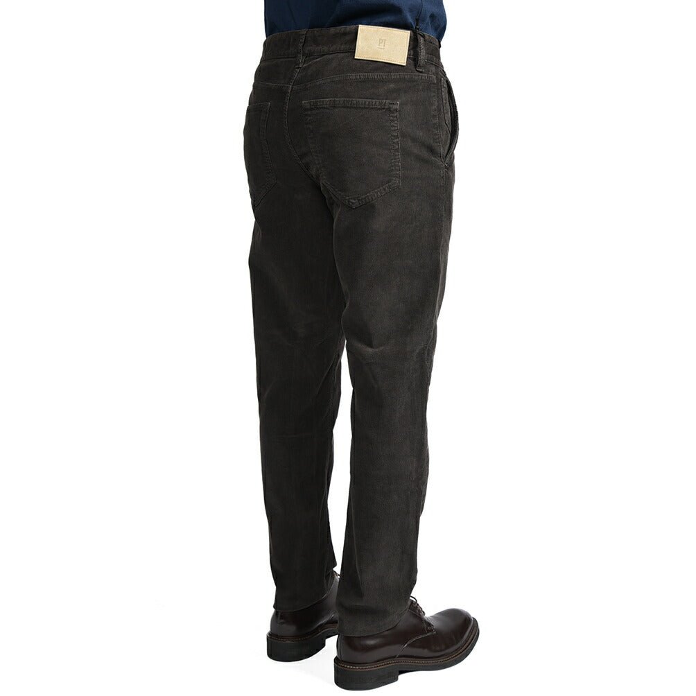 PT TORINO DENIM "INDIE" 細畝コーデュロイ 5ポケットテーパードパンツ｜437398-30｜GUARDAROBA MILANO OFFICIAL STORE