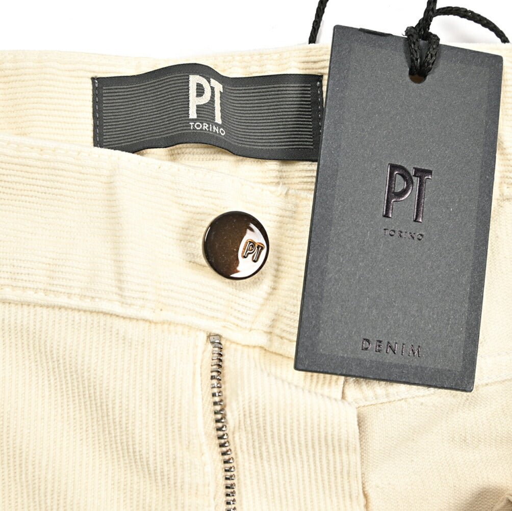 PT TORINO DENIM "INDIE" 細畝コーデュロイ 5ポケットテーパードパンツ｜437417-31｜GUARDAROBA MILANO OFFICIAL STORE