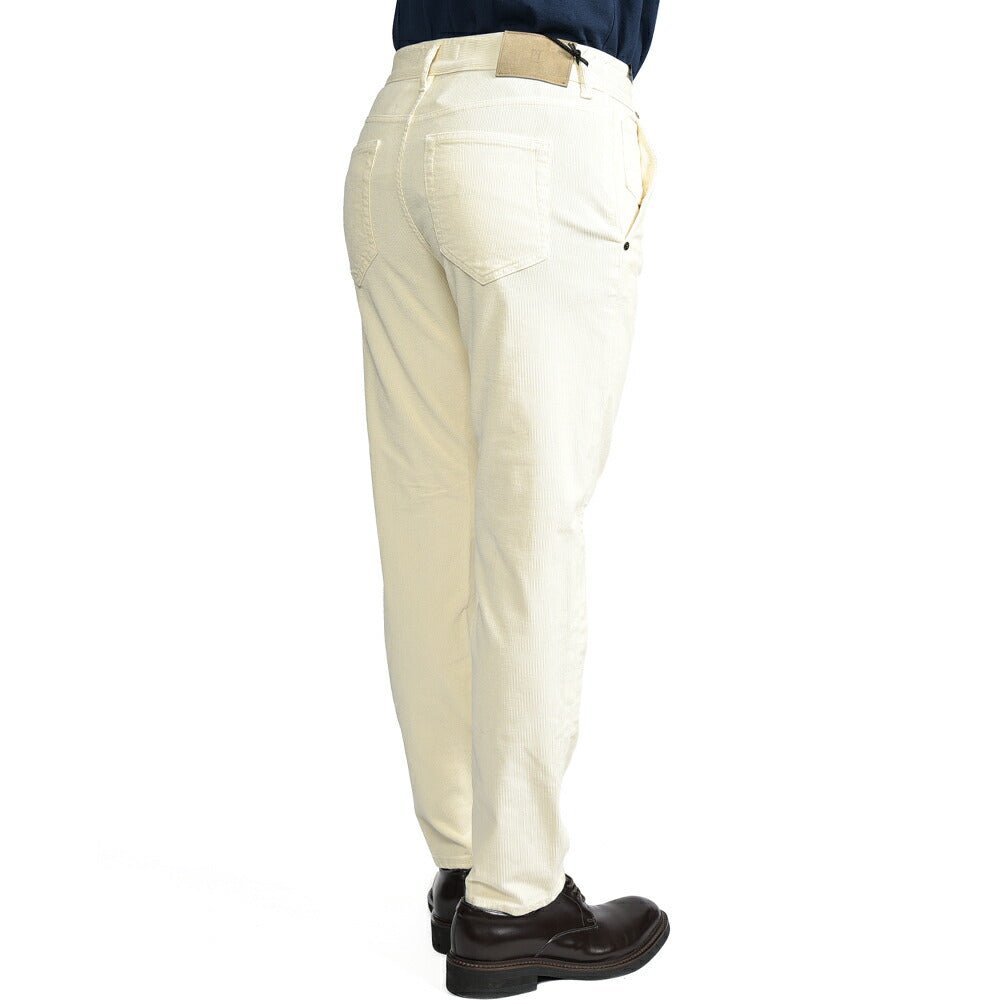 PT TORINO DENIM "INDIE" 細畝コーデュロイ 5ポケットテーパードパンツ｜437417-31｜GUARDAROBA MILANO OFFICIAL STORE