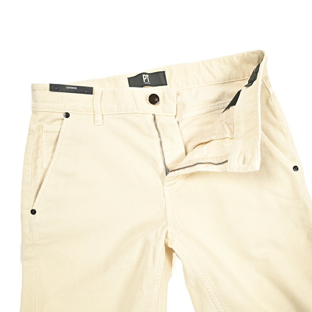 PT TORINO DENIM "INDIE" 細畝コーデュロイ 5ポケットテーパードパンツ｜437417-31｜GUARDAROBA MILANO OFFICIAL STORE