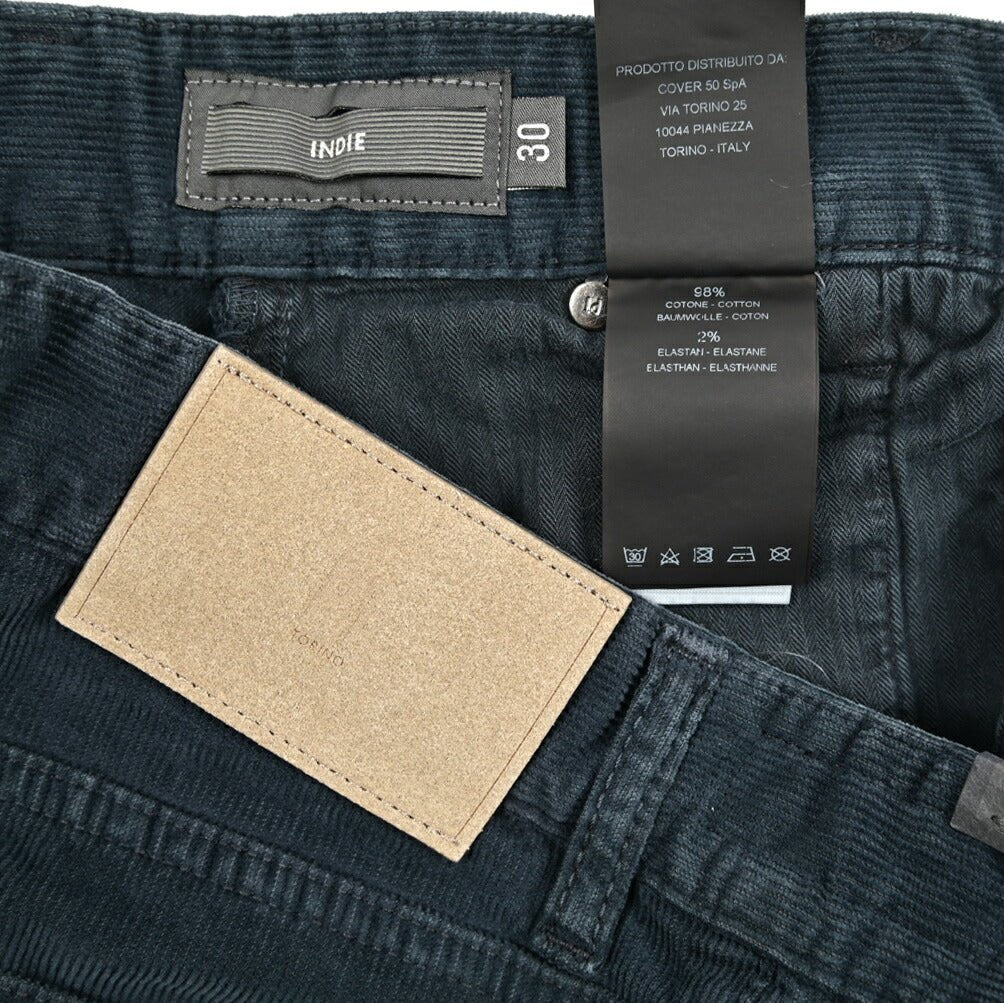 PT TORINO DENIM "INDIE" 細畝コーデュロイ 5ポケットテーパードパンツ｜437419-30｜GUARDAROBA MILANO OFFICIAL STORE