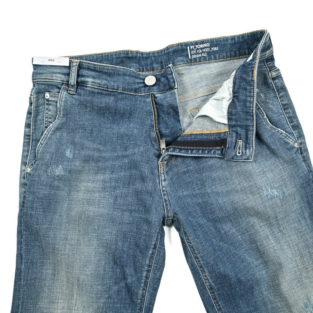 【クーポン対象】春セール｜PT TORINO DENIM INDIE(NARROW FIT) ストレッチデニム ダメージジーンズ(デニスラ) / PT05｜GUARDAROBA MILANO OFFICIAL STORE