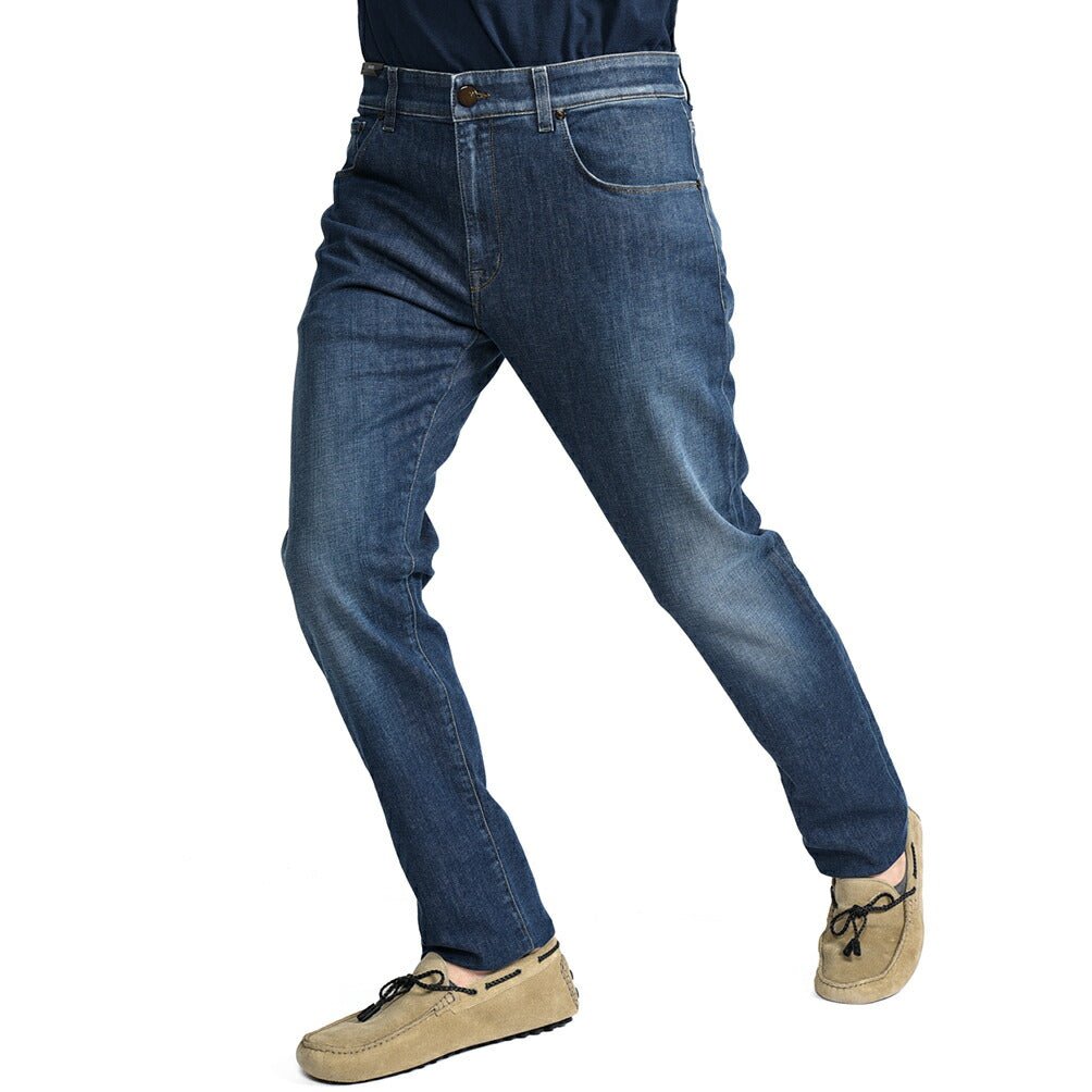 PT TORINO DENIM "JAZZ" ストレッチデニム リラックステーパードジーンズ｜437366｜GUARDAROBA MILANO OFFICIAL STORE