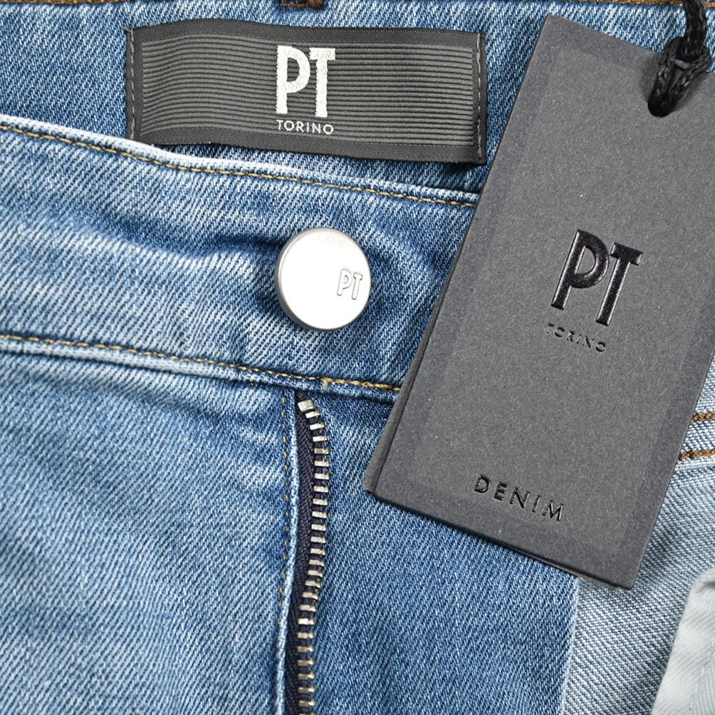 PT TORINO DENIM "JAZZ" ストレッチデニム リラックステーパードジーンズ｜437367｜GUARDAROBA MILANO OFFICIAL STORE