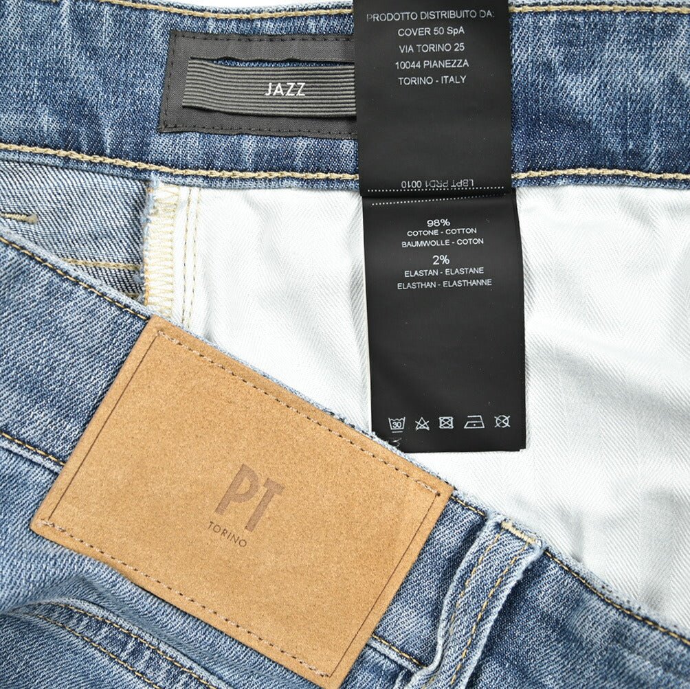 PT TORINO DENIM "JAZZ" ストレッチデニム リラックステーパードジーンズ｜437378｜GUARDAROBA MILANO OFFICIAL STORE
