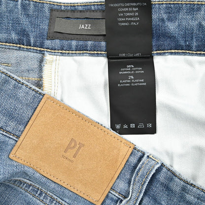 PT TORINO DENIM "JAZZ" ストレッチデニム リラックステーパードジーンズ｜437378｜GUARDAROBA MILANO OFFICIAL STORE