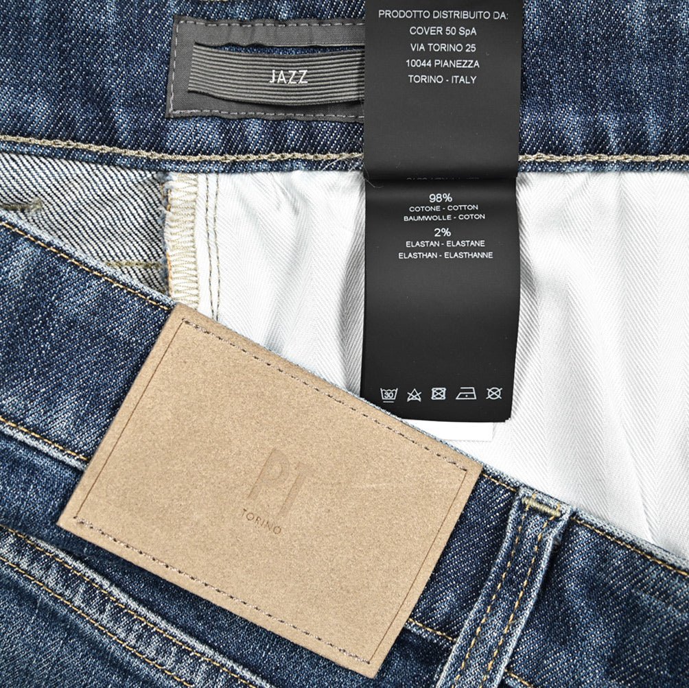 PT TORINO DENIM "JAZZ" ストレッチデニム リラックステーパードジーンズ｜437382｜GUARDAROBA MILANO OFFICIAL STORE