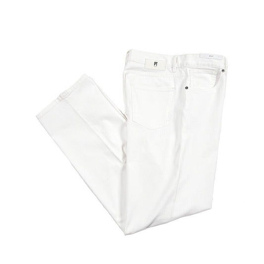PT TORINO DENIM “MILEY” ストレッチデニム ワイドシルエットデニム ホワイト 28 | GUARDAROBA MILANO OFFICIAL STORE