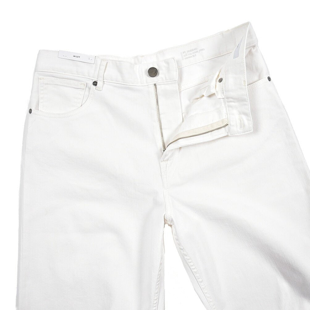 PT TORINO DENIM “MILEY” ストレッチデニム ワイドシルエットデニム ホワイト 28 | GUARDAROBA MILANO OFFICIAL STORE