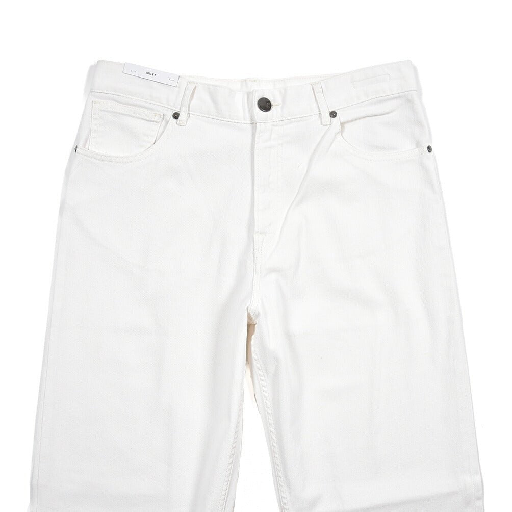 PT TORINO DENIM “MILEY” ストレッチデニム ワイドシルエットデニム ホワイト 28 | GUARDAROBA MILANO OFFICIAL STORE