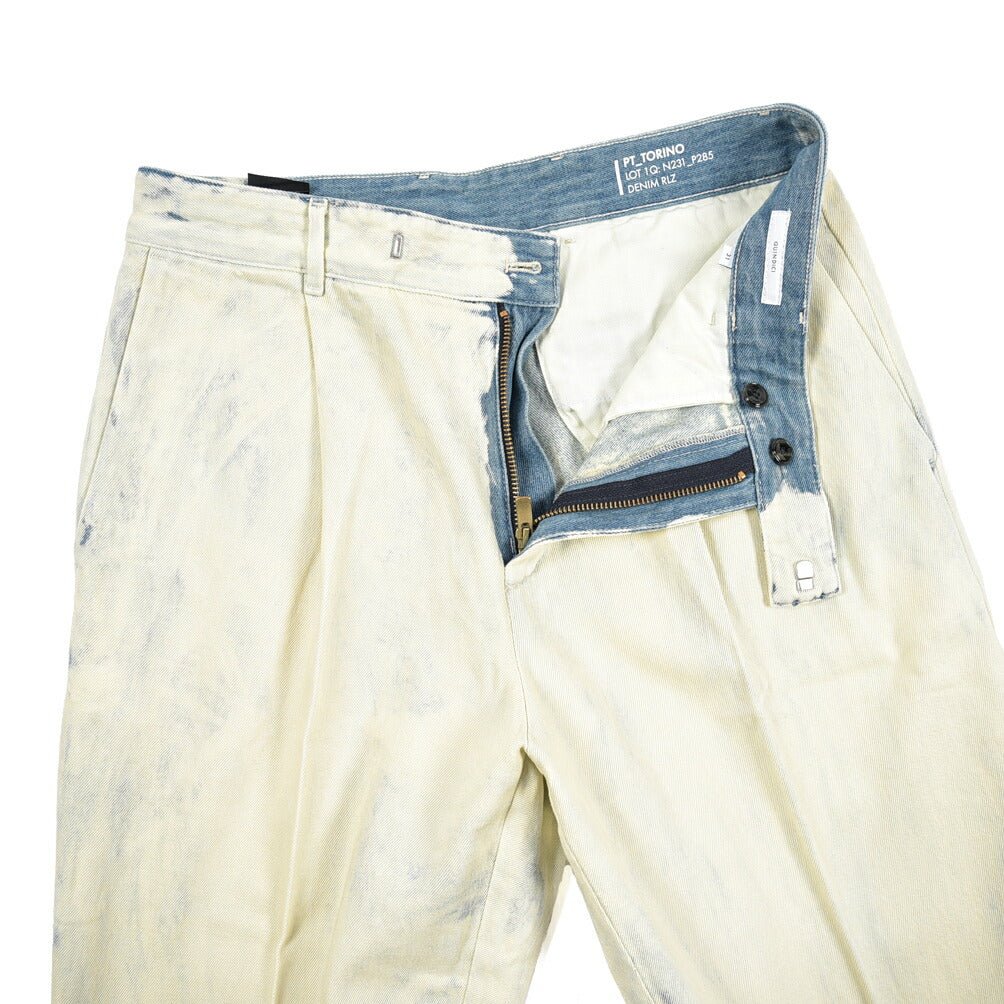 PT TORINO DENIM "QUINDICI" コットン100%デニム ワンタックパンツ｜437442-30｜GUARDAROBA MILANO OFFICIAL STORE