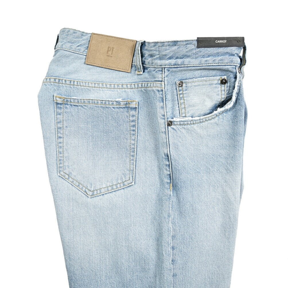 PT TORINO DENIM "REBEL" コットン100%デニム キャロットフィットジーンズ｜437388｜GUARDAROBA MILANO OFFICIAL STORE