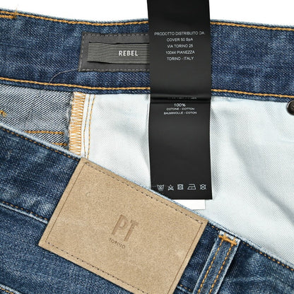 PT TORINO DENIM "REBEL" コットン100%デニム キャロットフィットジーンズ｜437394｜GUARDAROBA MILANO OFFICIAL STORE