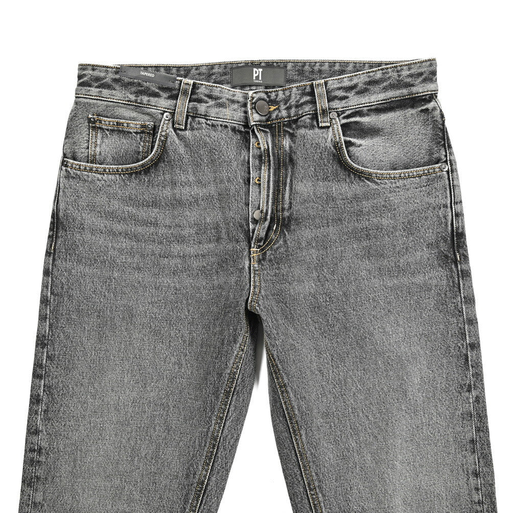 PT TORINO DENIM "REGGAE" コットン100%デニム テーパードジーンズ｜437237｜GUARDAROBA MILANO OFFICIAL STORE