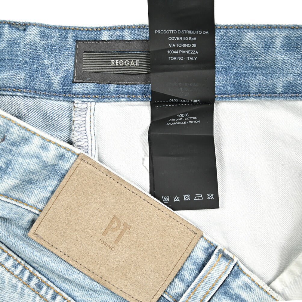 PT TORINO DENIM "REGGAE" コットン100%デニム リラックステーパードジーンズ｜437263｜GUARDAROBA MILANO OFFICIAL STORE