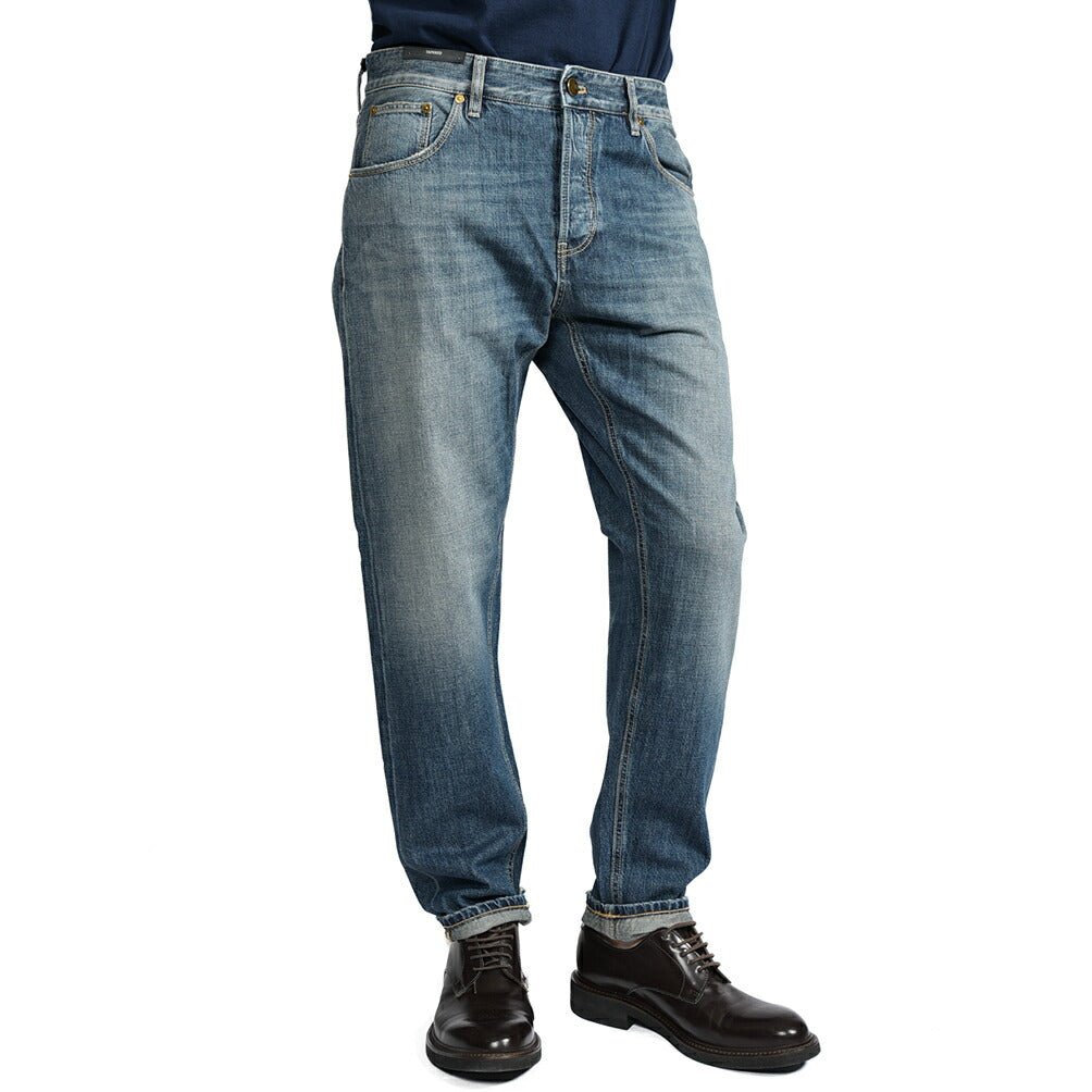 PT TORINO DENIM "REGGAE" コットン100%デニム リラックステーパードジーンズ｜437266-30｜GUARDAROBA MILANO OFFICIAL STORE