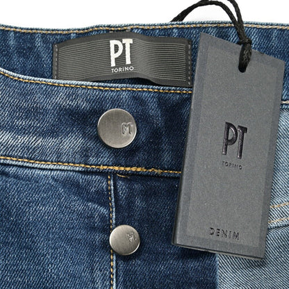 PT TORINO DENIM "REGGAE" ストレッチコットン テーパードジーンズ｜437259｜GUARDAROBA MILANO OFFICIAL STORE