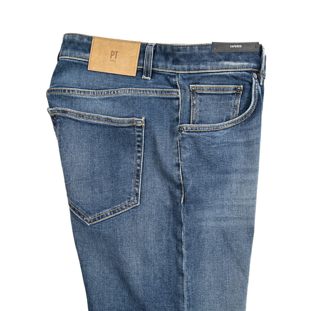 PT TORINO DENIM "REGGAE" ストレッチコットン テーパードジーンズ｜437259｜GUARDAROBA MILANO OFFICIAL STORE