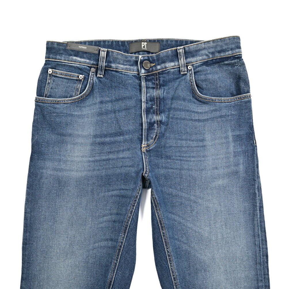 PT TORINO DENIM "REGGAE" ストレッチコットン テーパードジーンズ｜437259｜GUARDAROBA MILANO OFFICIAL STORE