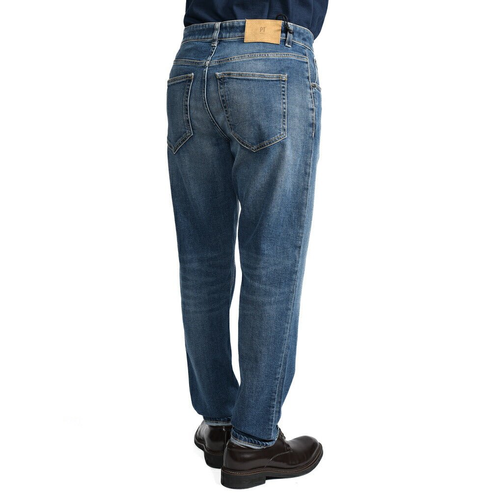 PT TORINO DENIM "REGGAE" ストレッチコットン テーパードジーンズ｜437259｜GUARDAROBA MILANO OFFICIAL STORE