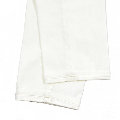 PT TORINO DENIM “REGGAE” ストレッチデニム テーパードジーンズ / ダメージ加工 ホワイト 32 | GUARDAROBA MILANO OFFICIAL STORE