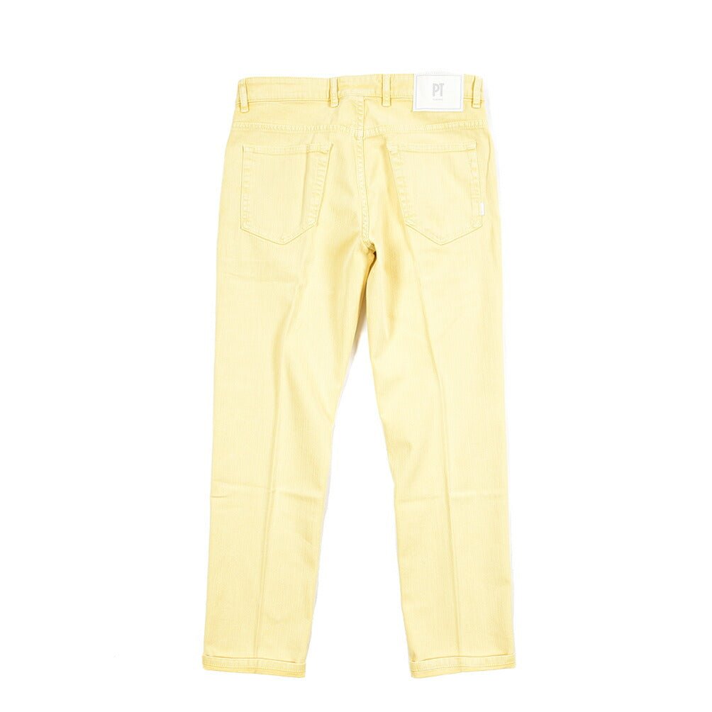 PT TORINO DENIM “REGGAE” ストレッチデニム テーパードジーンズ イエロー 30 | GUARDAROBA MILANO OFFICIAL STORE