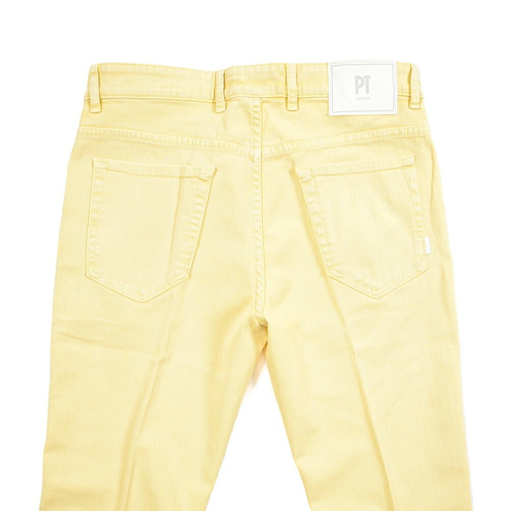PT TORINO DENIM “REGGAE” ストレッチデニム テーパードジーンズ イエロー 30 | GUARDAROBA MILANO OFFICIAL STORE