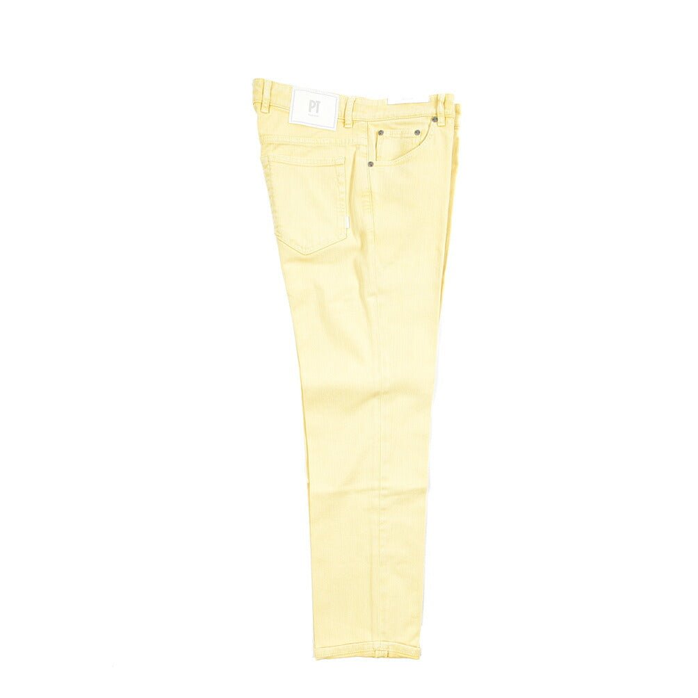 PT TORINO DENIM “REGGAE” ストレッチデニム テーパードジーンズ イエロー 30 | GUARDAROBA MILANO OFFICIAL STORE