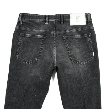 PT TORINO DENIM / "REGGAE" ストレッチデニム テーパードジーンズ ダークグレー 30 | GUARDAROBA MILANO OFFICIAL STORE
