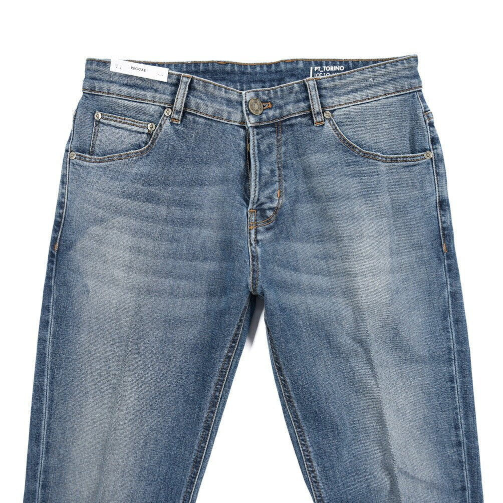PT TORINO DENIM / "REGGAE" ストレッチデニム テーパードジーンズ ブルー 30 | GUARDAROBA MILANO OFFICIAL STORE