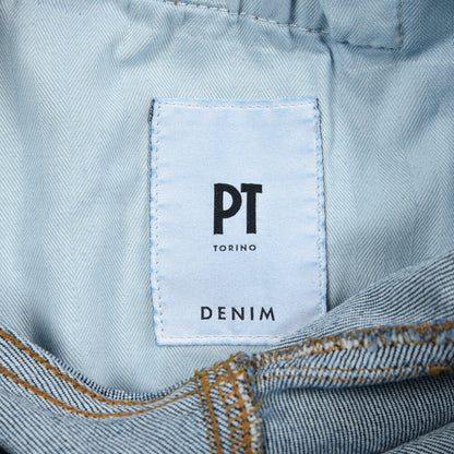 PT TORINO DENIM / "REGGAE" ストレッチデニム テーパードジーンズ ブルー 30 | GUARDAROBA MILANO OFFICIAL STORE