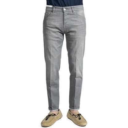PT TORINO DENIM "REGGAE" ストレッチデニム テーパードジーンズ グレー 30 | GUARDAROBA MILANO OFFICIAL STORE