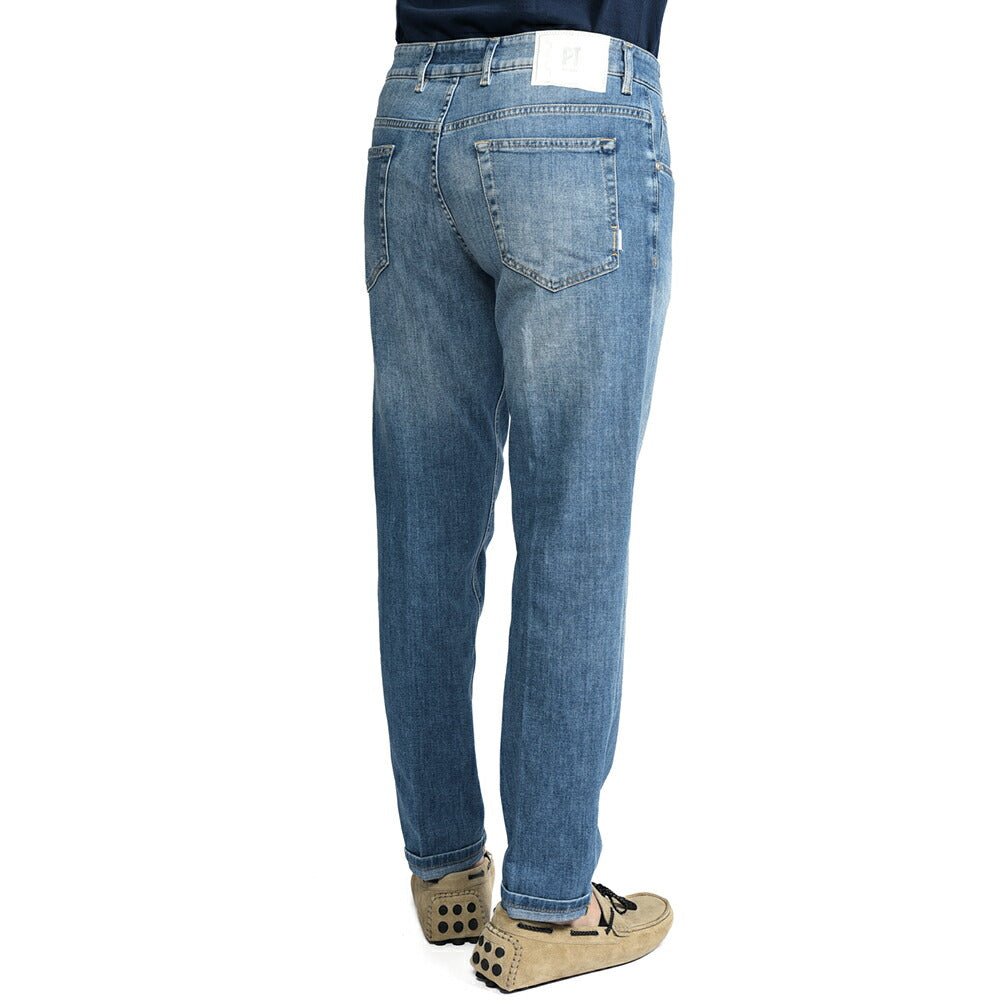 PT TORINO DENIM "REGGAE" ストレッチデニム テーパードジーンズ ライトブルー 30 | GUARDAROBA MILANO OFFICIAL STORE