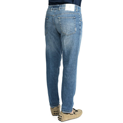 PT TORINO DENIM "REGGAE" ストレッチデニム テーパードジーンズ ライトブルー 30 | GUARDAROBA MILANO OFFICIAL STORE