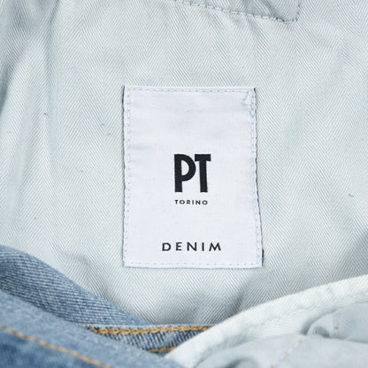 PT TORINO DENIM "REGGAE" ストレッチデニム テーパードジーンズ ライトブルー 30 | GUARDAROBA MILANO OFFICIAL STORE