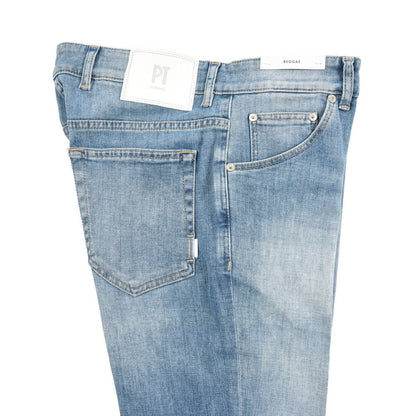 PT TORINO DENIM "REGGAE" ストレッチデニム テーパードジーンズ ライトブルー 30 | GUARDAROBA MILANO OFFICIAL STORE