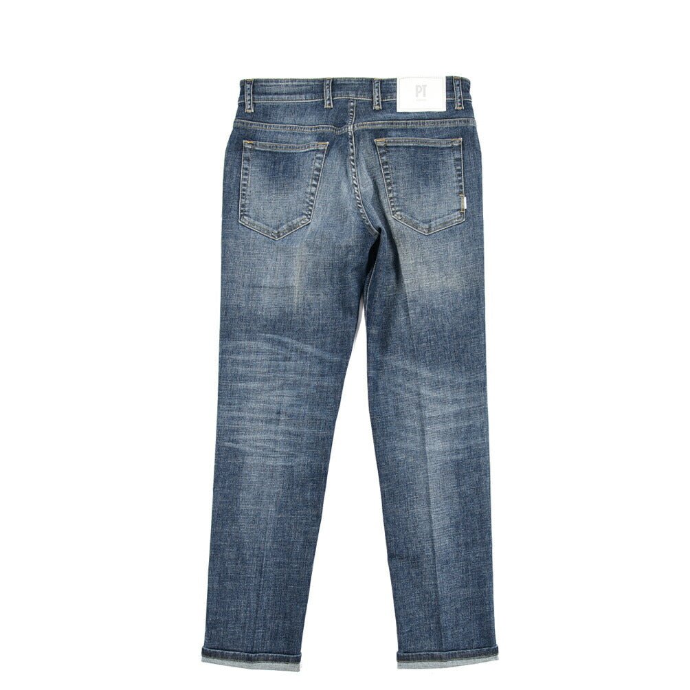 PT TORINO DENIM / "REGGAE" ストレッチデニム テーパードジーンズ ブルー 29 | GUARDAROBA MILANO OFFICIAL STORE
