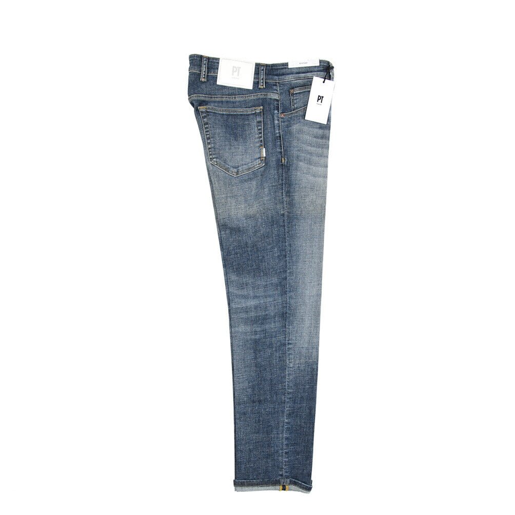 PT TORINO DENIM / "REGGAE" ストレッチデニム テーパードジーンズ ブルー 29 | GUARDAROBA MILANO OFFICIAL STORE