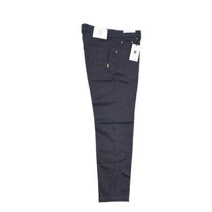 PT TORINO DENIM "REGGAE" リヨセル混コットン ストレッチテーパードパンツ ネイビー(0340) 31 | GUARDAROBA MILANO OFFICIAL STORE