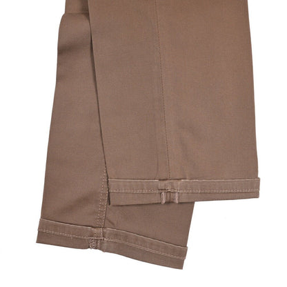 PT TORINO DENIM "REGGAE" リヨセル混コットン ストレッチテーパードパンツ ブラウン 30 | GUARDAROBA MILANO OFFICIAL STORE