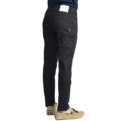 PT TORINO DENIM "REGGAE" リヨセル混コットン ストレッチテーパードパンツ ネイビー(0360) 31 | GUARDAROBA MILANO OFFICIAL STORE