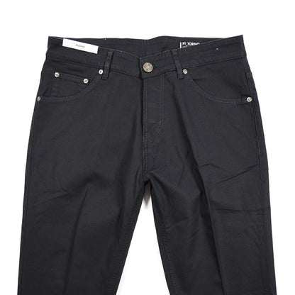 PT TORINO DENIM "REGGAE" リヨセル混コットン ストレッチテーパードパンツ ネイビー(0360) 31 | GUARDAROBA MILANO OFFICIAL STORE