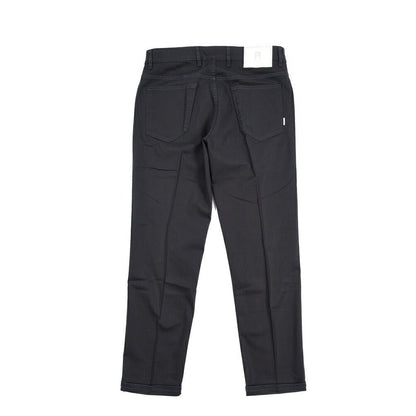 PT TORINO DENIM "REGGAE" リヨセル混コットン ストレッチテーパードパンツ ネイビー(0360) 31 | GUARDAROBA MILANO OFFICIAL STORE