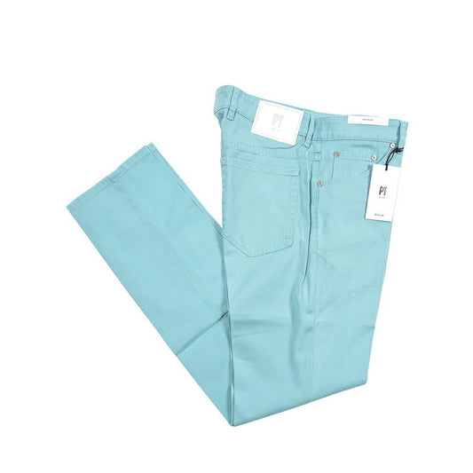 PT TORINO DENIM "REGGAE" リヨセル混コットンチノ ストレッチテーパードパンツ ライトグリーン 32 | GUARDAROBA MILANO OFFICIAL STORE