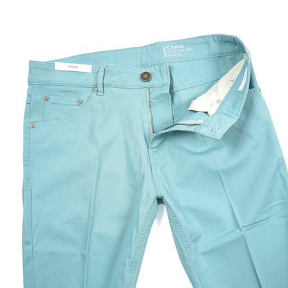 PT TORINO DENIM "REGGAE" リヨセル混コットンチノ ストレッチテーパードパンツ ライトグリーン 32 | GUARDAROBA MILANO OFFICIAL STORE